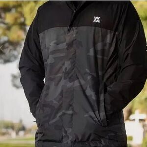DIXXON‎ New Men's Black Camo Tech Jacket size Large